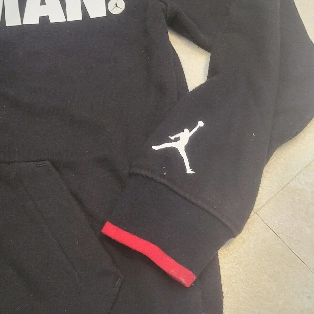 VTG Nike‎ Air Jordan Boys 4-5 Years Kids Zip Jumpman Sweatshirt Hoodie Youth